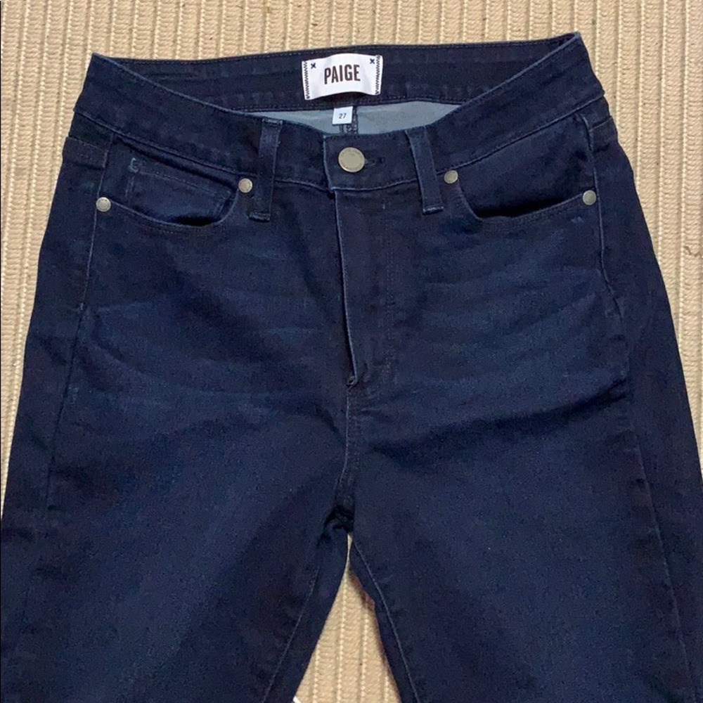 Paige High Rise Boot Canyon Jeans size 27
